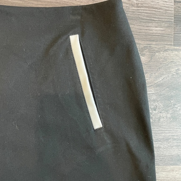 INC Mini Skirt, Black, 6, EUC, Straight Hem, Zip Close - Picture 2 of 5